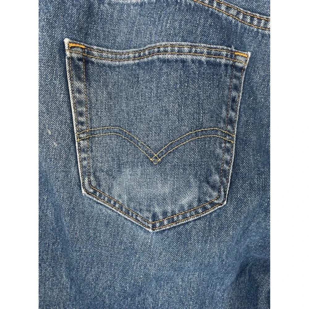 Levis 550 Relaxed Fit‎ Jeans Mens 40x30 Blue Medium Wash Denim Cotton Thrashed